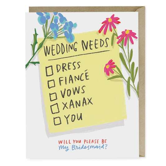 My Bridesmaid Card