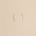 Silver Comet Curve Earring