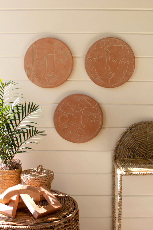 Etched Clay Face Plates