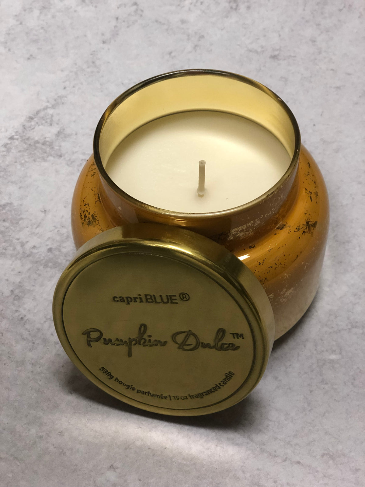 Capri Blue Pumpkin Dulce Glimmer Candle Signature Jar
