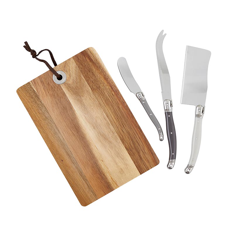 Cheese Board with Knives Book Box