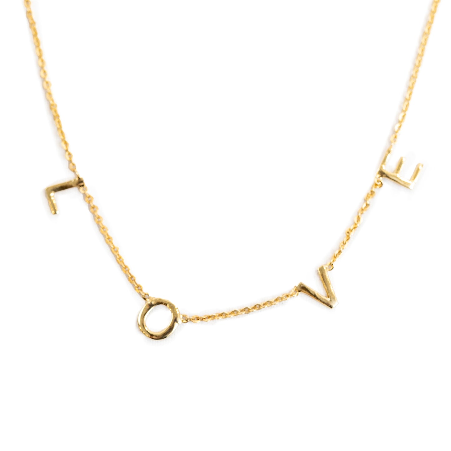 Gold Plated LOVE Necklace