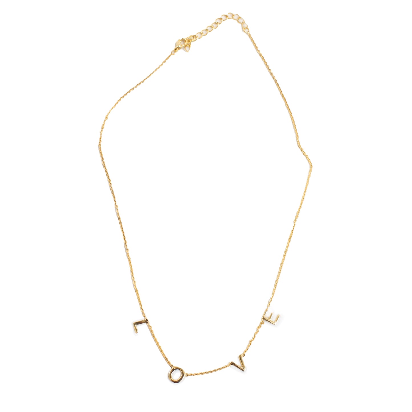 Gold Plated LOVE Necklace