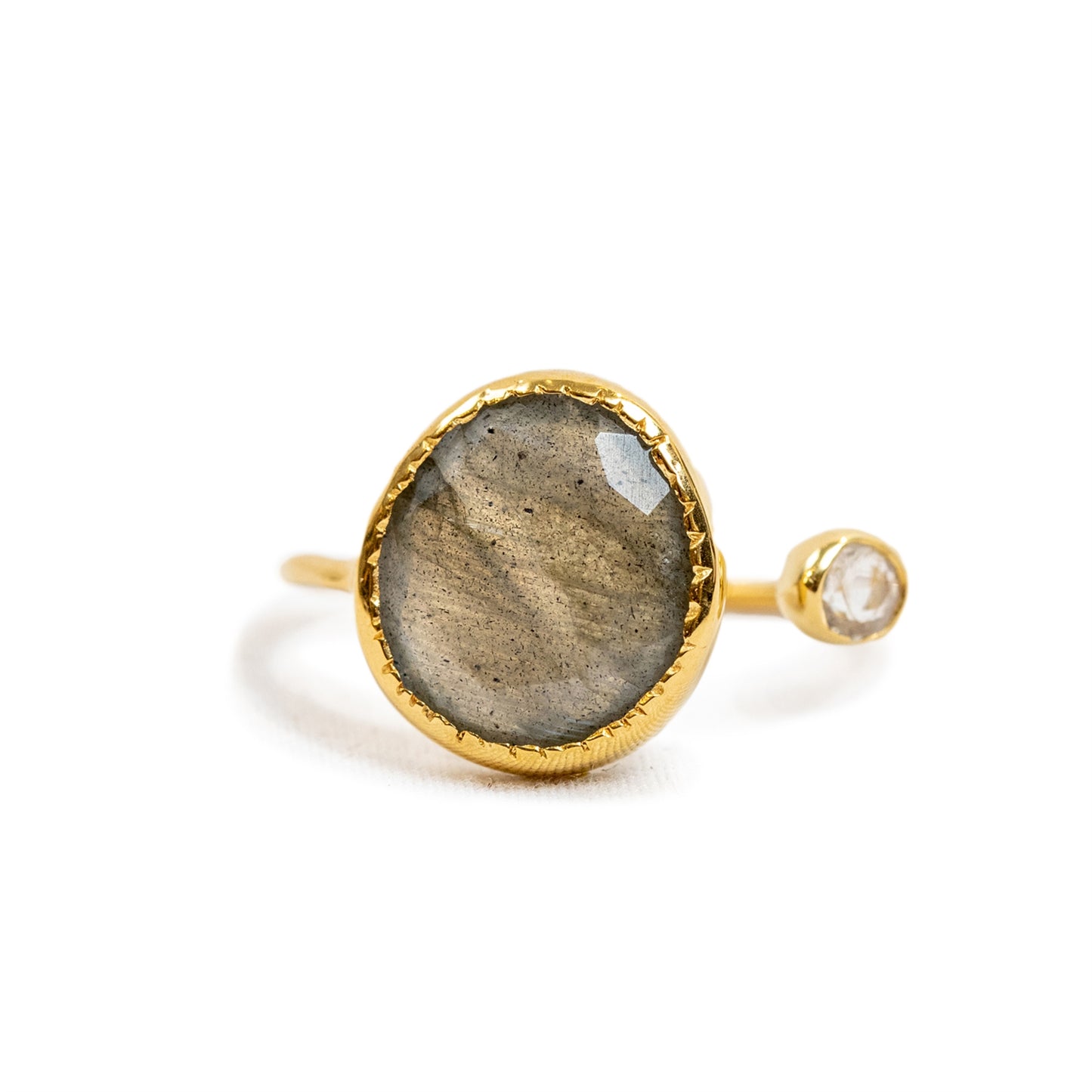Labradorite & Moonstone Ring