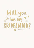 Be My Bridesmaid Card