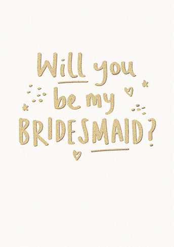Be My Bridesmaid Card