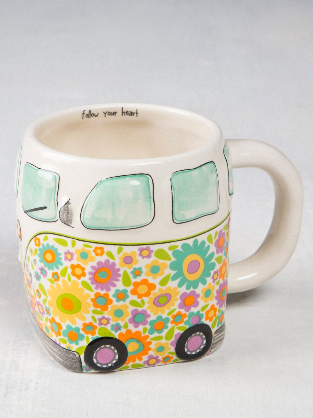 Folk Art Mug - Daisy The Van
