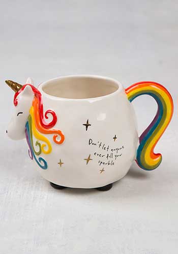 Folk Art Mug - Matilda the Unicorn