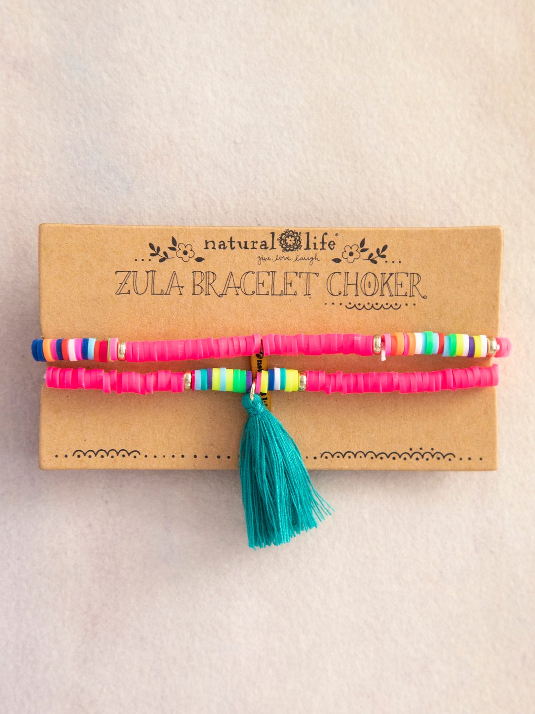 Zula Bracelet Choker, Pink