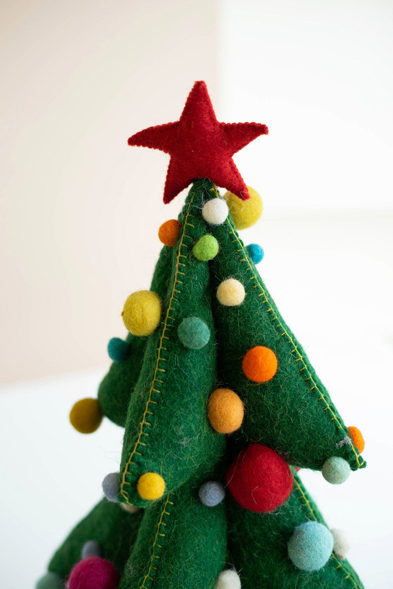 Felt Pom Christmas Tree