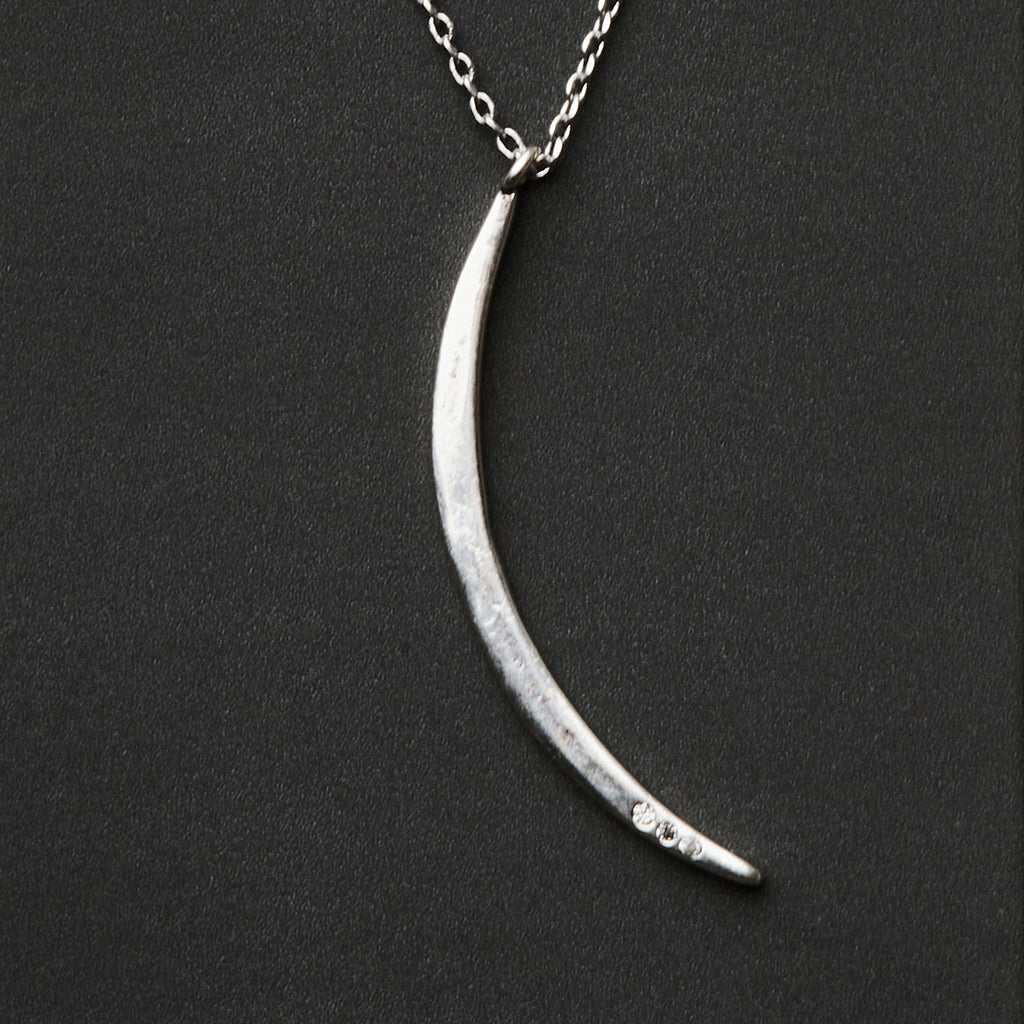 Refined Necklace Collection - Gibbous Slice/Silver