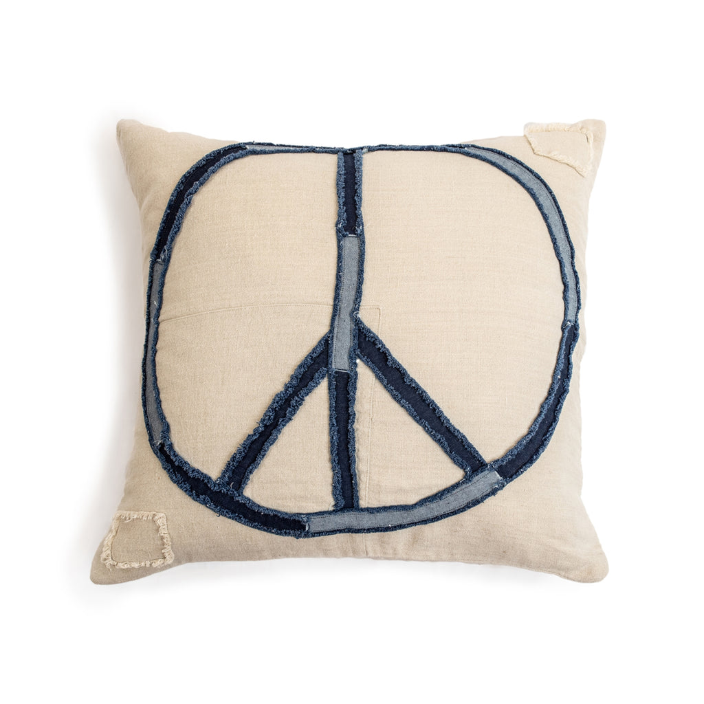 Peace Stitched Pillow