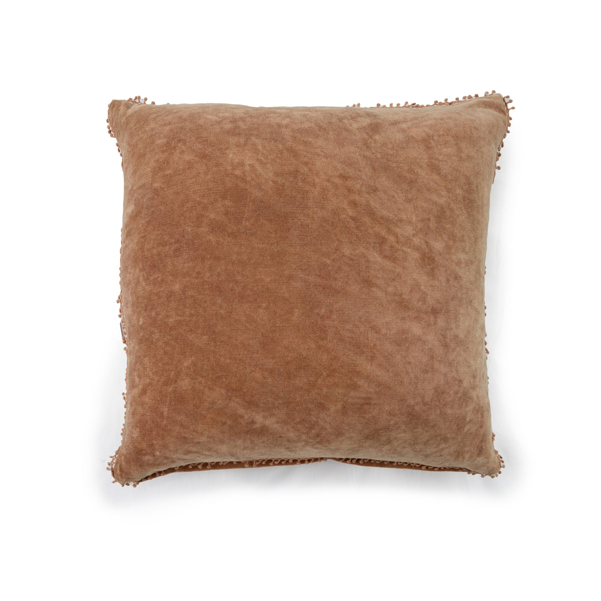 Velvet Pillows with Poms