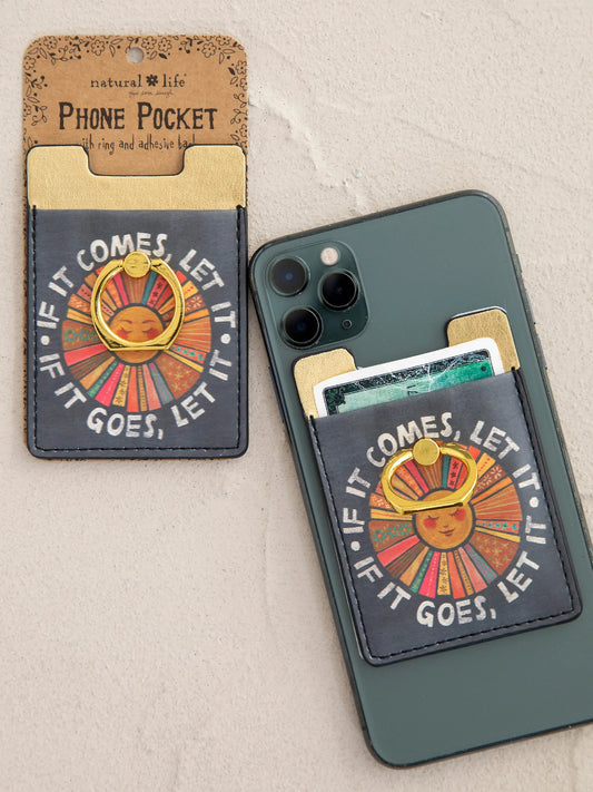 Let It Be Phone Pocket Ring