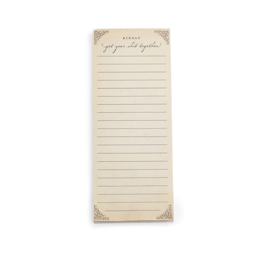 Get Your Sh** Together Notepad