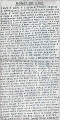 Honey Do List Art