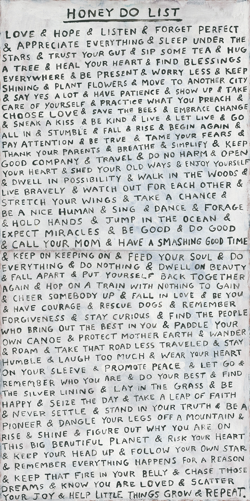 Honey Do List Art