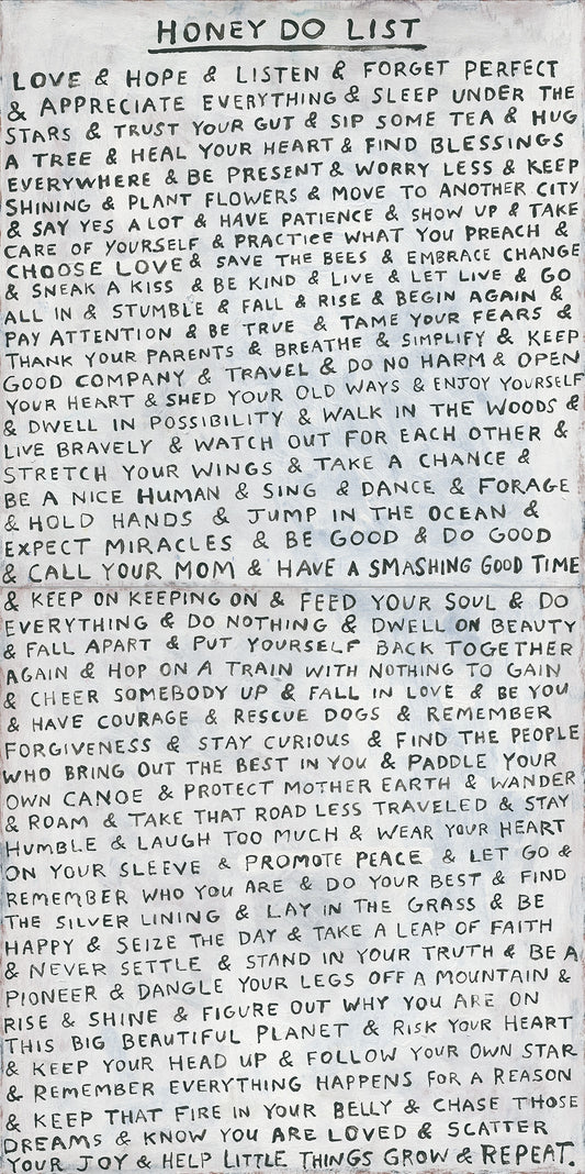Honey Do List Art