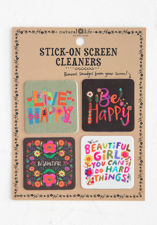 Stick-On Screen Cleaner