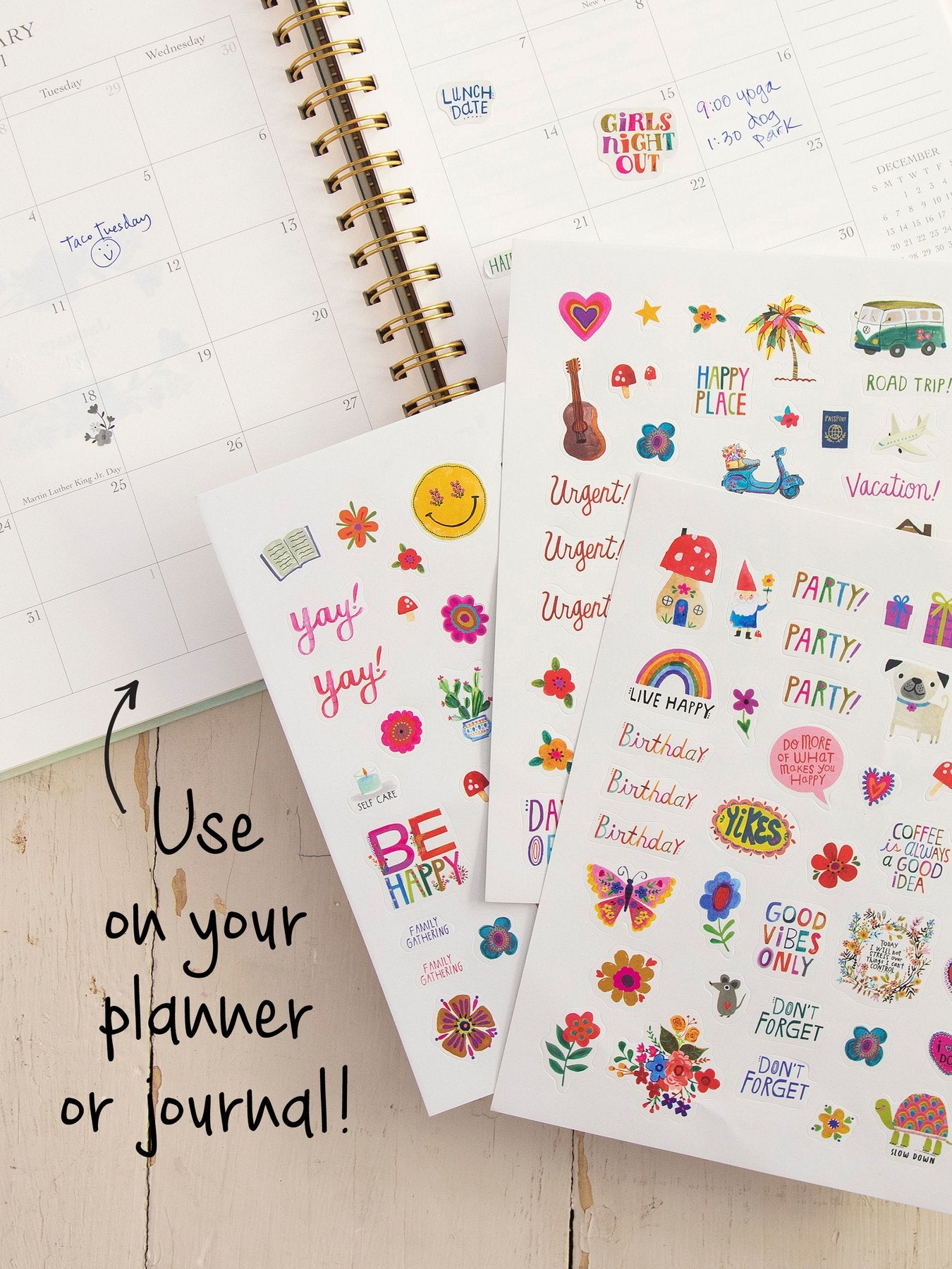 Planner Sticker Set, Set of 3 - Variety – Kennedy Sue Gift & Home