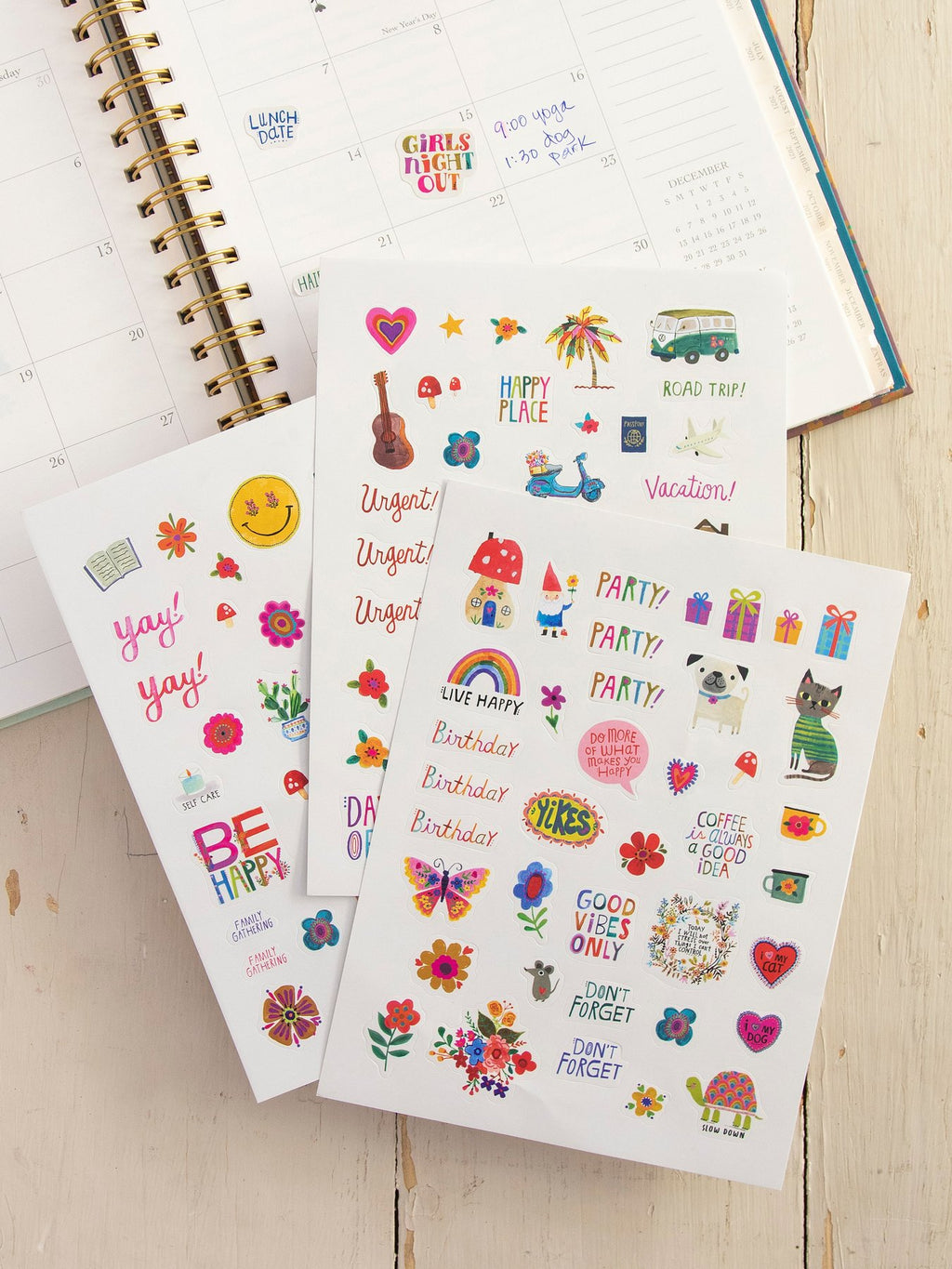 Planner Sticker Set, Set of 3 - Variety