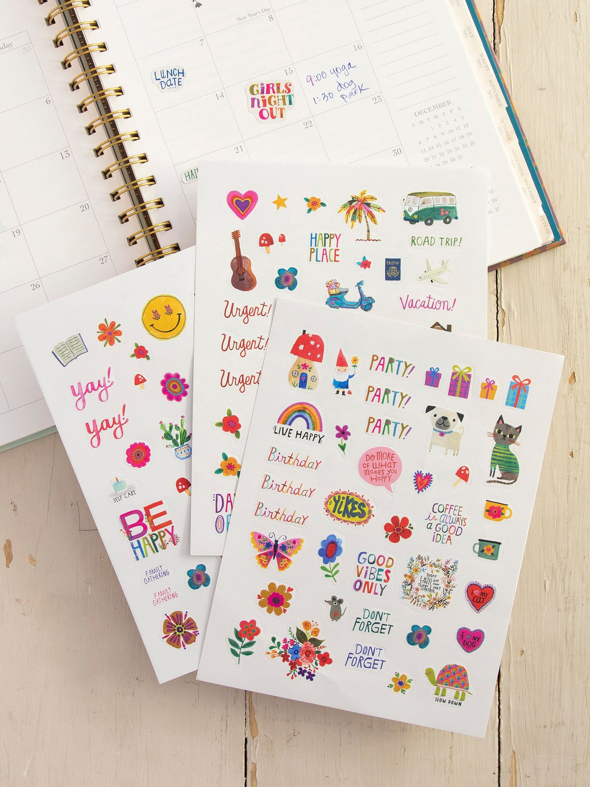 Planner Sticker Set, Set of 3 - Variety