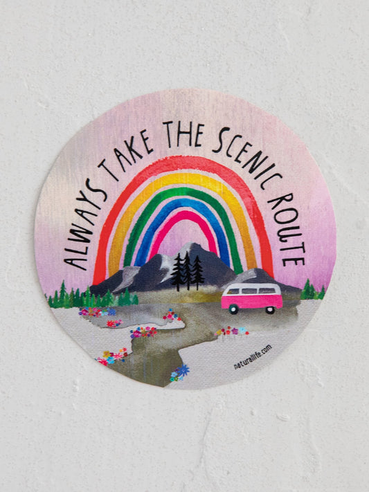 Scenic Route Vinyl Sticker