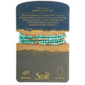 Stone Wrap: Turquoise + Gold: Stone of the Sky