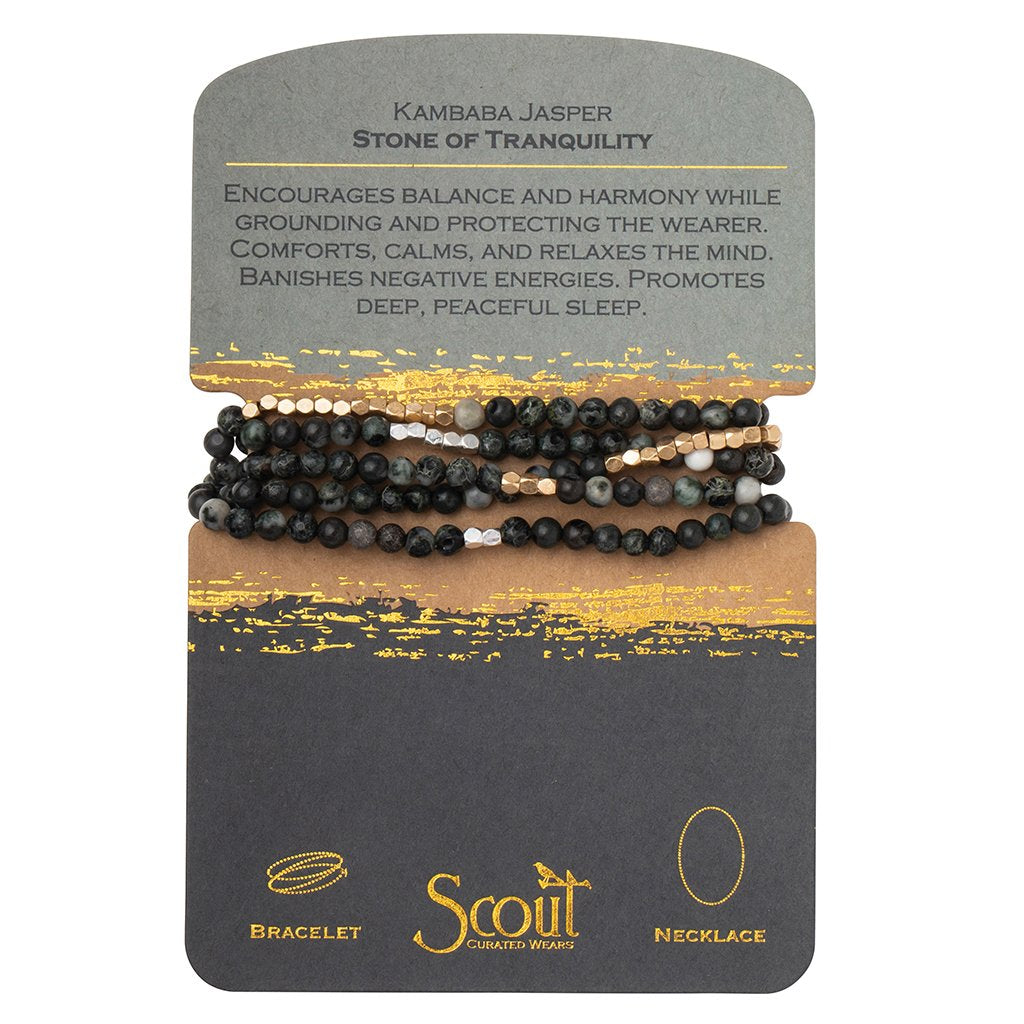 Stone Wrap: Kambaba Jasper - Stone of Tranquility
