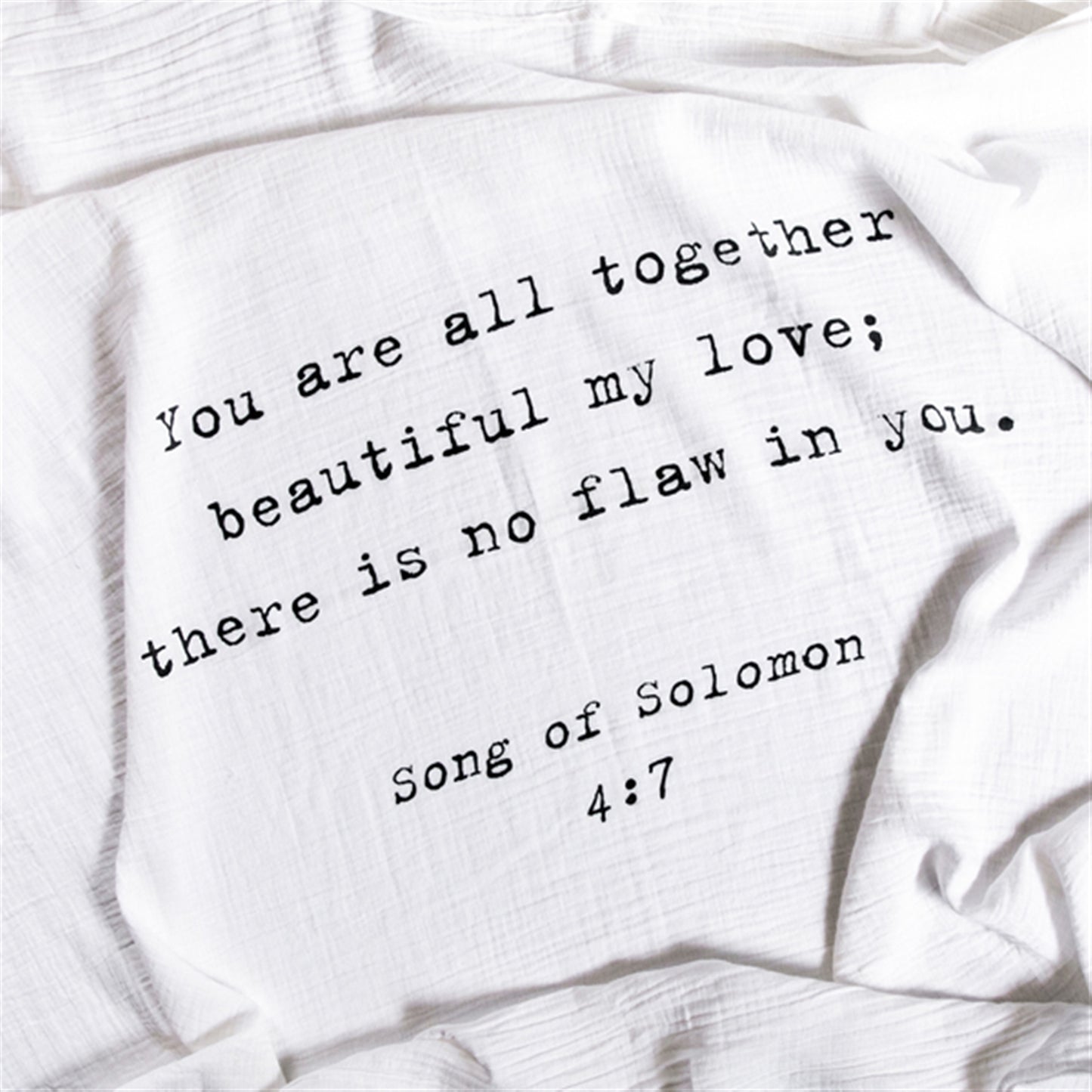 Song of Solomon Baby Swaddle