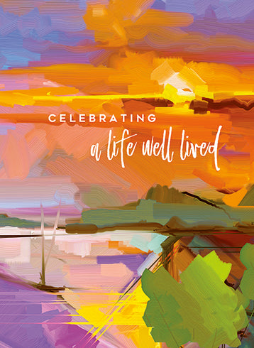 Life Well Lived Sympathy Card