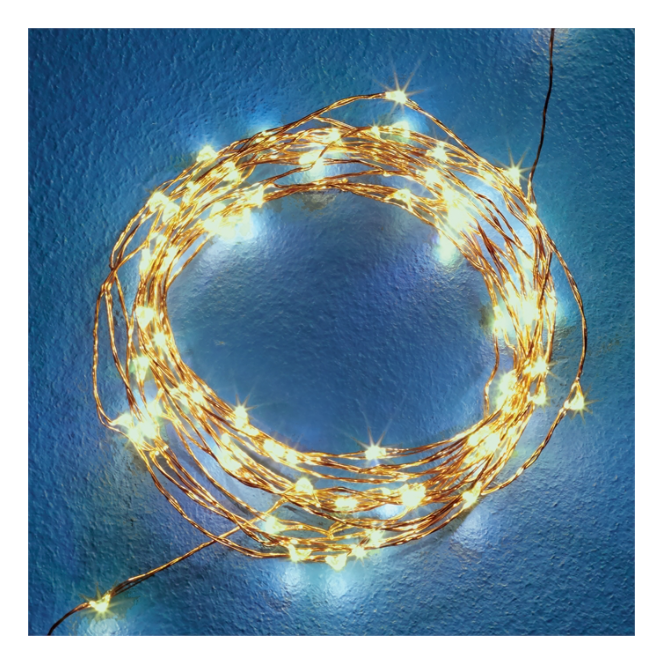 Night Sky Wire String Lights, 25'