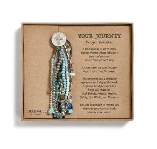 Turquoise Your Journey Prayer Bracelet