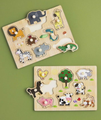 Animal Large Knob Puzzles