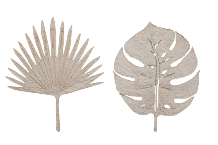 Handmade Paper Mache Leaves