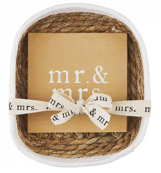 Mr. and Mrs. Cocktail Napkin Set