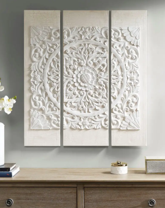 Mandala Carved Wall Panels