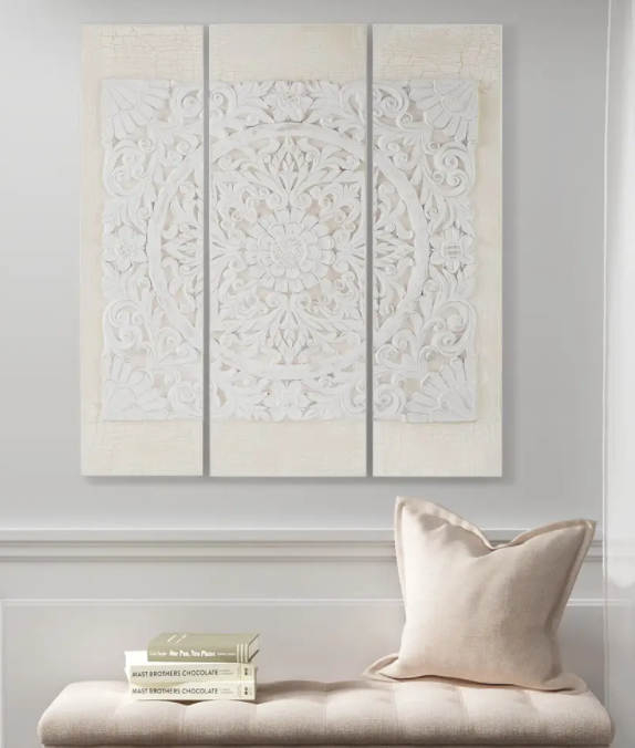 Mandala Carved Wall Panels
