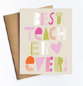 Best Teacher Card