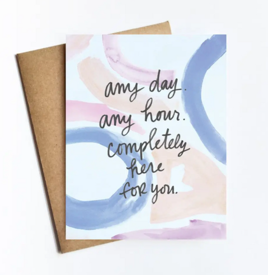 Any Day Any Hour Card