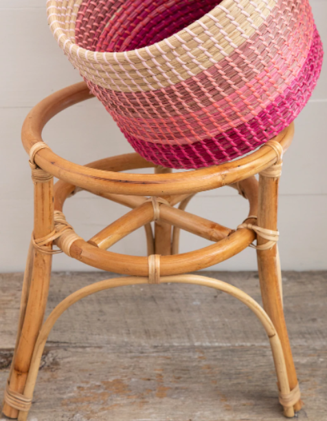 Rattan Plant Stand & Pot – Kennedy Sue Gift & Home