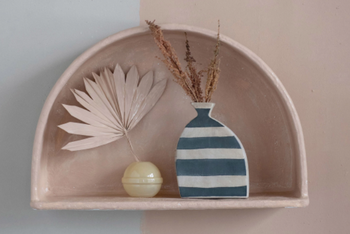 Natural & Black Terra-Cotta Vases