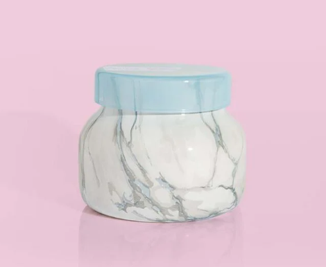 Capri Blue Blue Jean Modern Marble Petite Jar