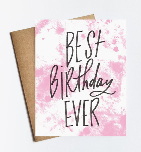 Best Birthday Ever Card