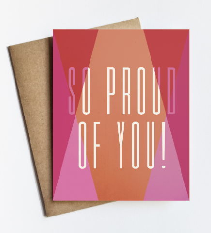 Geo Proud of You Card