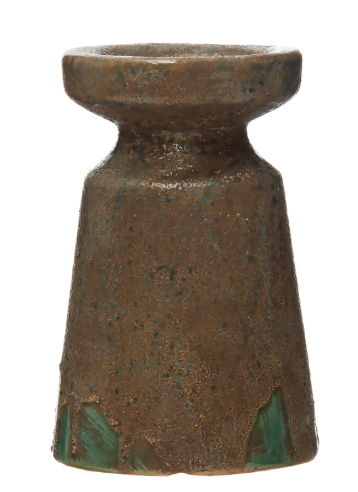 Evergreen Terra-Cotta Pillar Holder