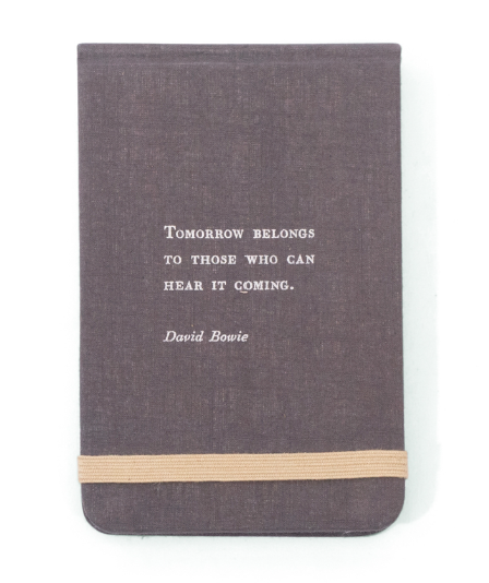 David Bowie Fabric Notebook