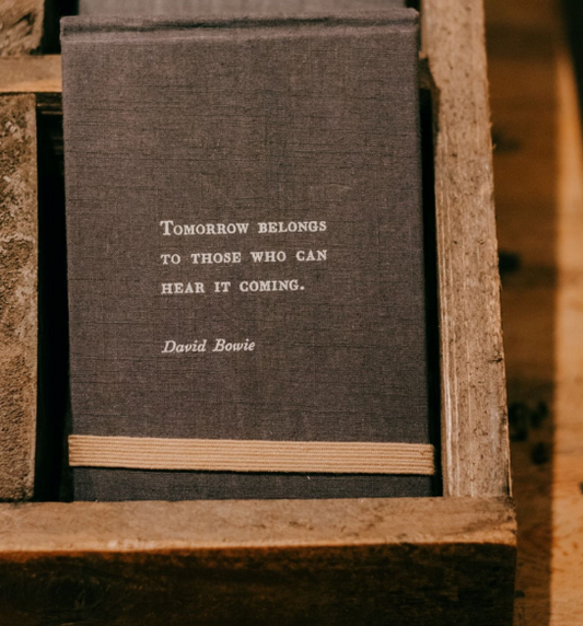 David Bowie Fabric Notebook