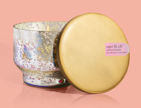 Capri Blue Coconut Santal Mercury Iridescent Inverted Jar