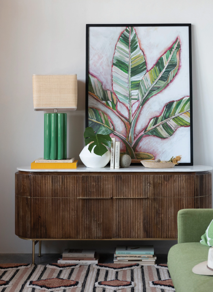Distressed Wood Framed Botanical Prints